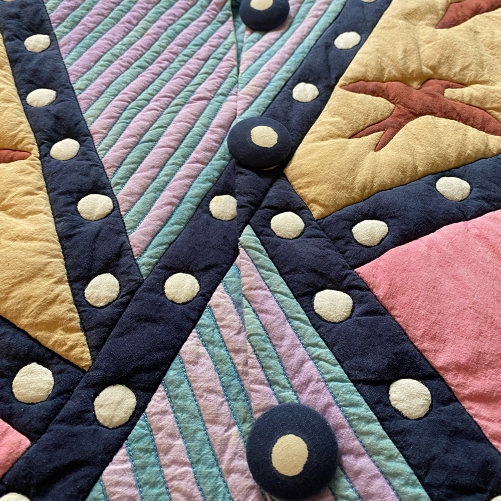 Vintage Couture‎ Colorblock Quilted Vest - Picture 16 of 16